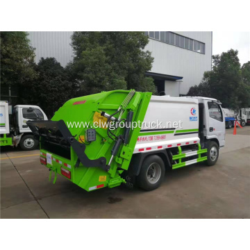 Small compactor capacity of garbage truck